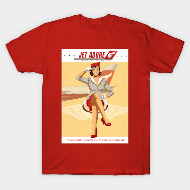 JET ADORE T-Shirt by DESPOP